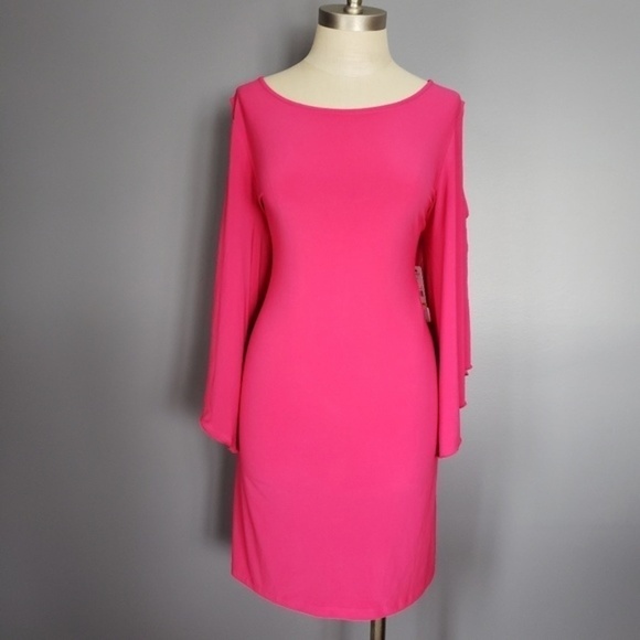 NWT Laundry by Design Cold-Shoulder Shift Dress M - Picture 1 of 8